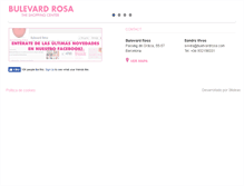 Tablet Screenshot of bulevardrosa.com